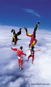 Freefly skydive team formation
