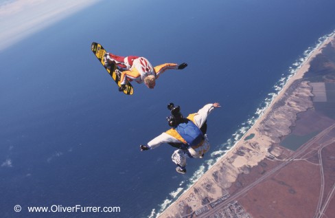 skysurf team PULSE skydive Monterey Bay