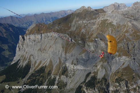 mountain swooping canopy control